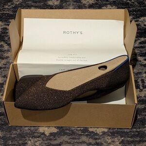 Rothy’s The Point II in Brown Sunstone - New in Box